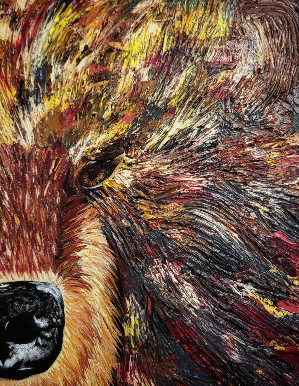 Flow - Original Acrylic Abstract Artwork 9x12"