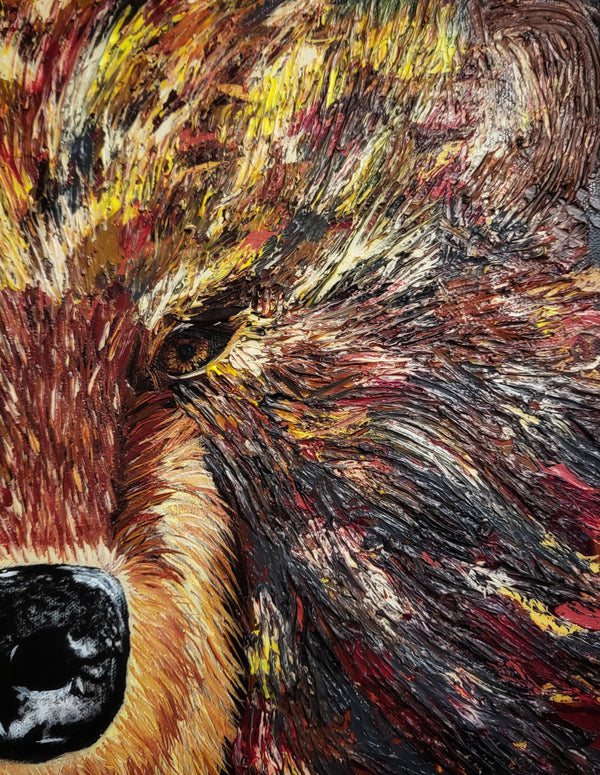 Flow - Original Acrylic Abstract Artwork 9x12"