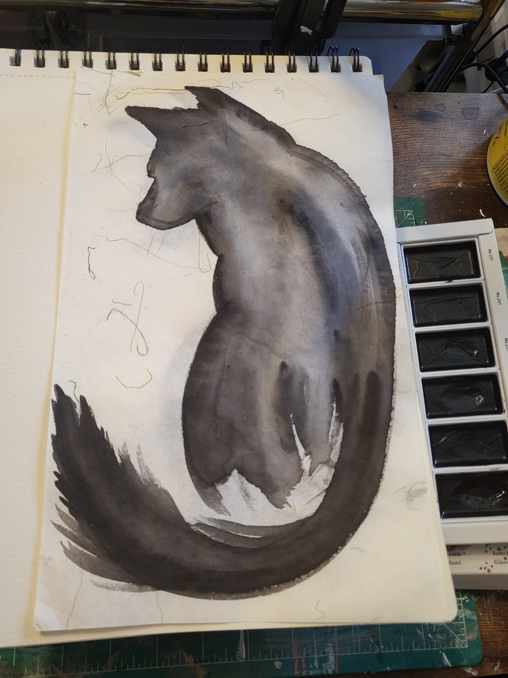 ✒️Samples of Sumi Ink