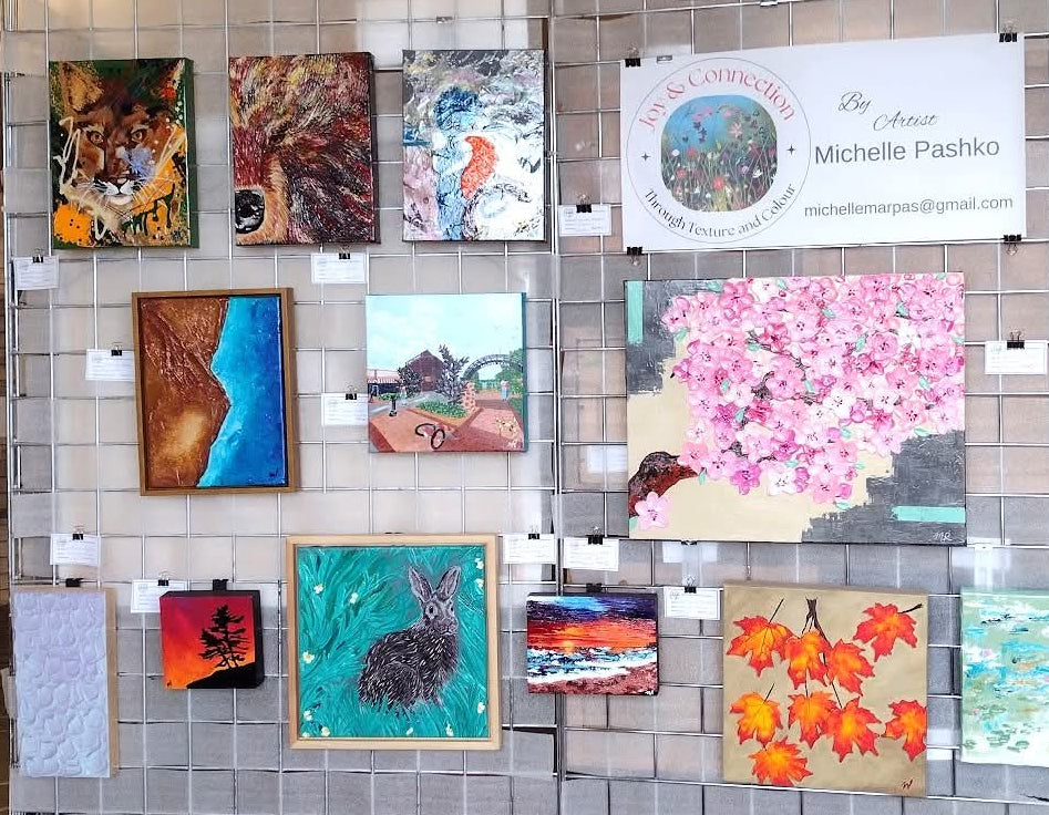 Cherry Blossoms - Original Acrylic Impasto Artwork 16x20"